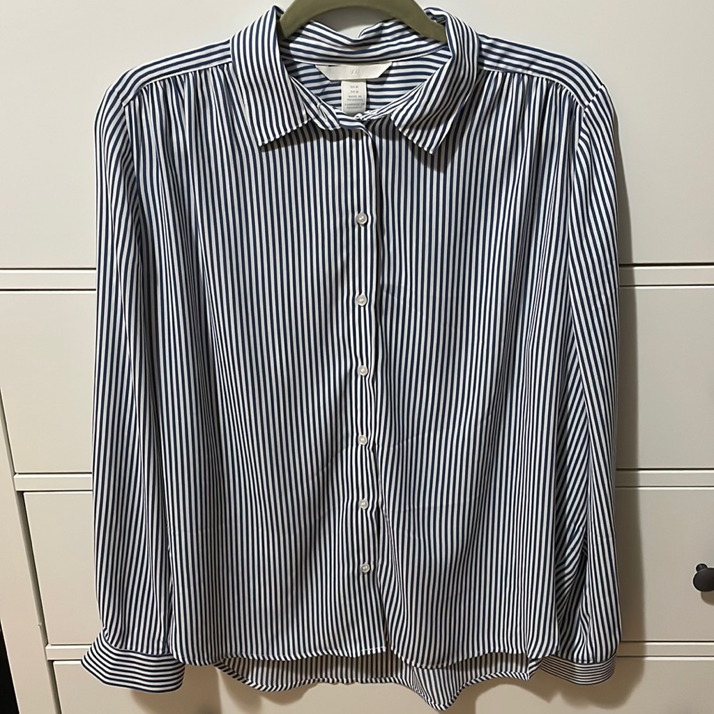 H&M Button Down Blouse Top